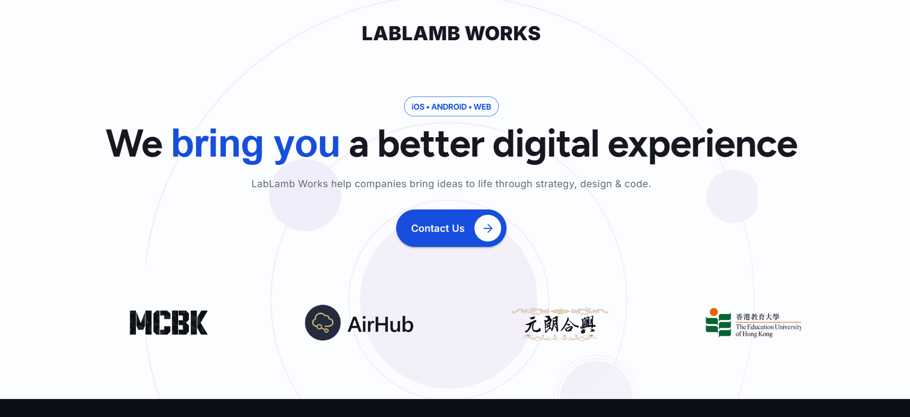 LabLamb Works Official Website preview