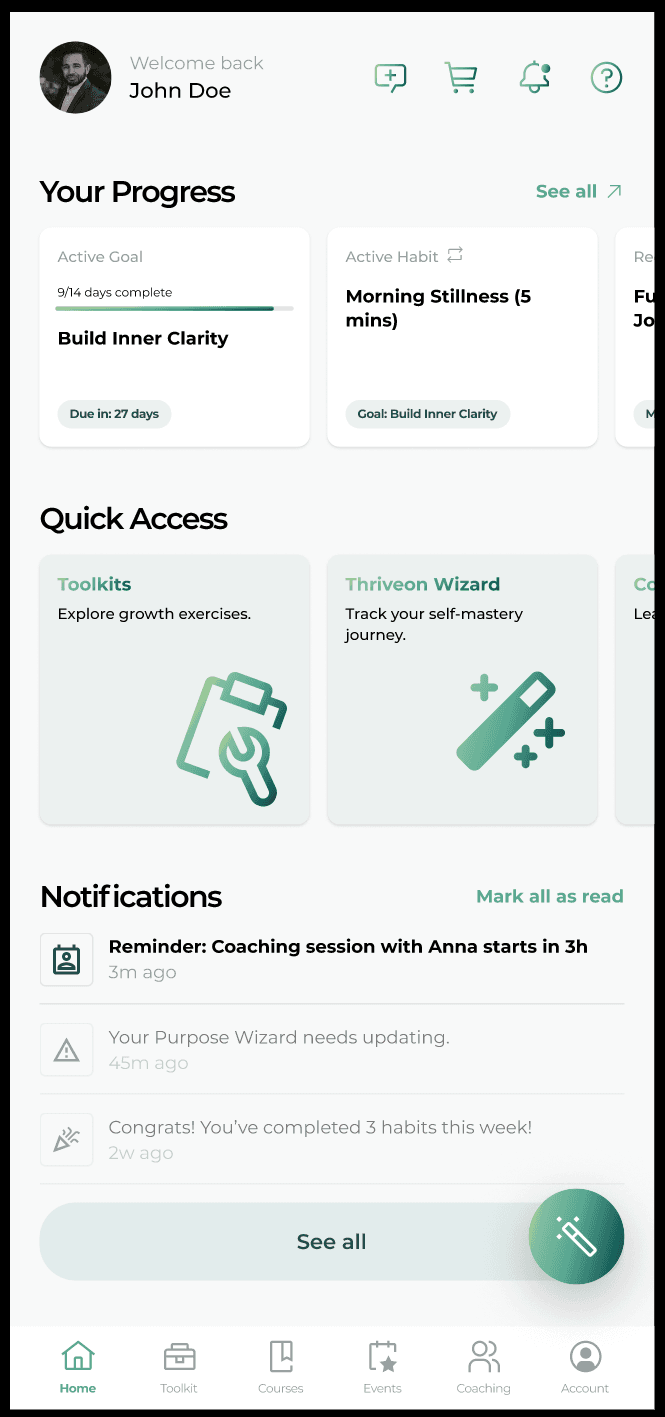 ThriveOn Digital Platform preview